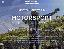Tablet Screenshot of motorsportnetwork.com